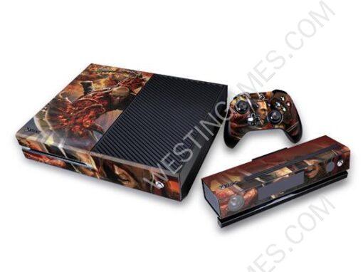 Crystal Epoxy Skin Sticker Colourful for XBOX ONE System + Wireless Controller Decal - 50 Themes - Image 4