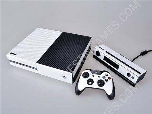 Complete Carbon Fiber Skin Sticker for XBOX ONE System+Controller+Kinect Decal - 4 Colors - Image 3
