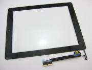 Front Touch Screen Glass with Home Button Digitizer Assembly for iPad 4 - Black (OEM)