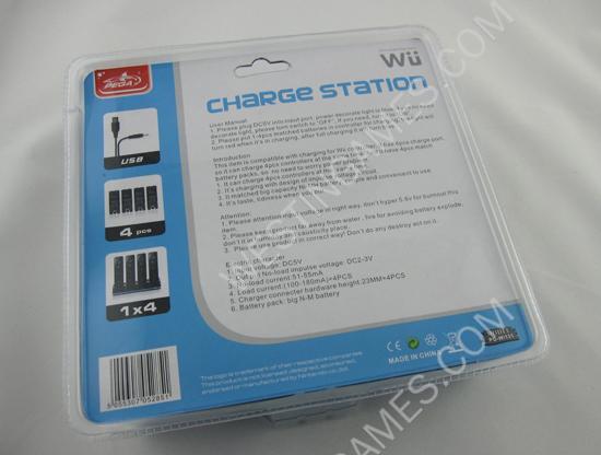 Wii 1X4 charge station black - Image 2