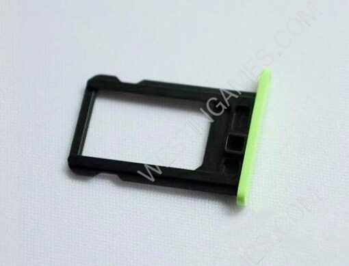 Original Sim Card Tray Replacement for iPhone 5C - Green