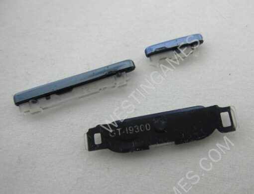 Volume/ Home/ Power Button Set for Samsung Galaxy S3 III i9300 T999 L710 - Pebble Blue - Image 2