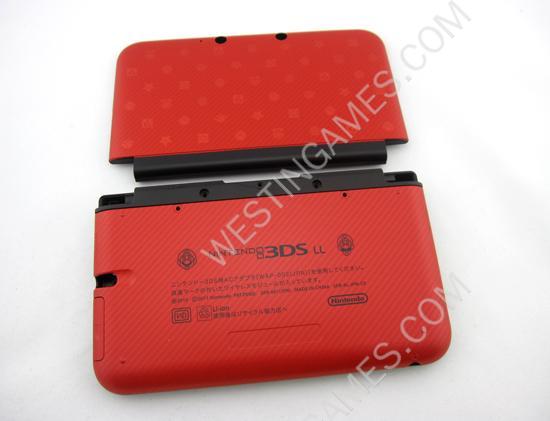 Original Housing Shell Case Replacement Part for Nintendo 3DS LL/XL - Mario Red