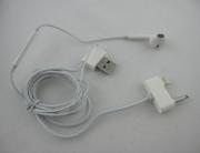 3in1 USB Data and Charging Cable + Earphone with Mic for iPhone 5 / 5C /5S 02