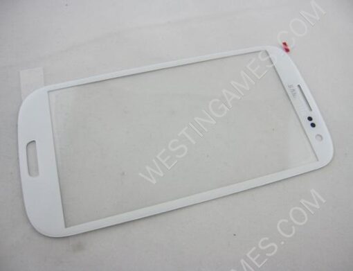Outer LCD Screen Lens Top Touch Glass Replace for Samsung Galaxy S3 S III i9300 - White (Original)