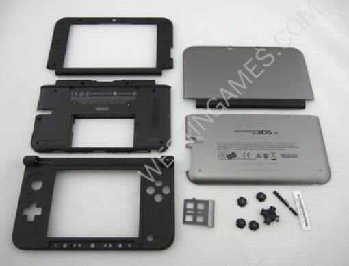 Original Housing Shell Case Replacement Part for Nintendo 3DS LL/XL - Silver - Image 6