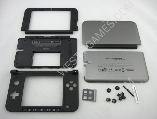 Original Housing Shell Case Replacement Part for Nintendo 3DS LL/XL - Silver - Image 6