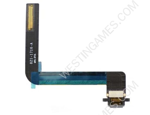 Original Charging Dock Connector Flex Cable for iPad Air - Black - Image 2