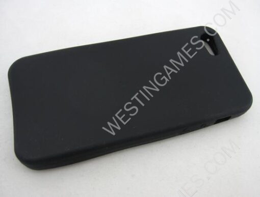 Protective Silicon Case for iPhone 5 5S - Black - Image 2