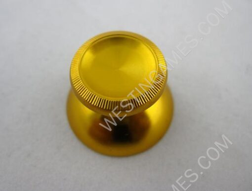 Replacement Aluminum Alloy Joystick 3D Thumbstick Caps for Xbox360 Controller - Golden (2 PCS) - Image 3