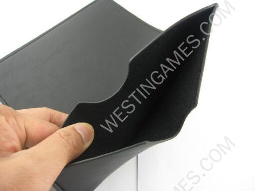 8 inch Universal Cow Leather Pouch Bag for Tablet PC - Black/Brown - Image 2