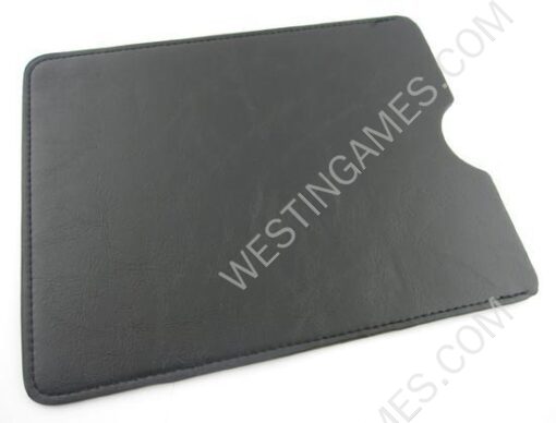 8 inch Universal Cow Leather Pouch Bag for Tablet PC - Black/Brown - Image 6