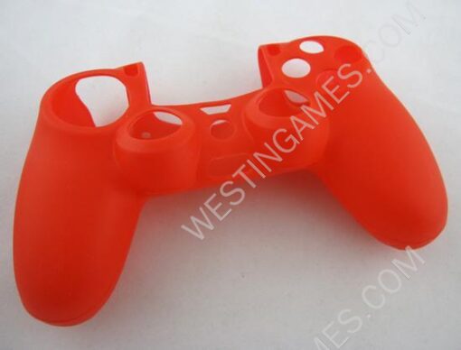 Silicone Protective Case for PS4 Dualshock 4 Controllers - Red (Nude Packs)