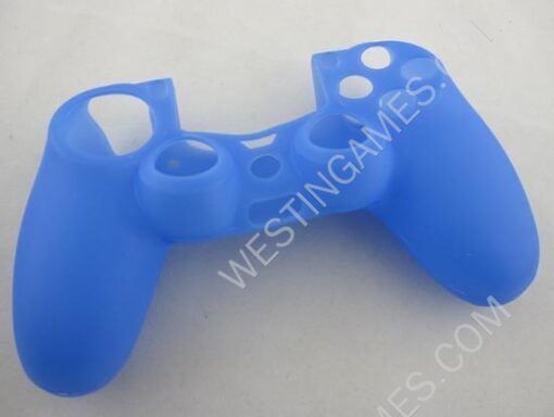 Silicone Protective Case for PS4 Dualshock 4 Controllers - Blue (Nude Packs)