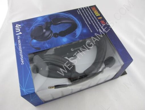 4 in 1 Universal Gaming Headset w/ Microphone for PS3/PS4/XBOX 360/PC - Black