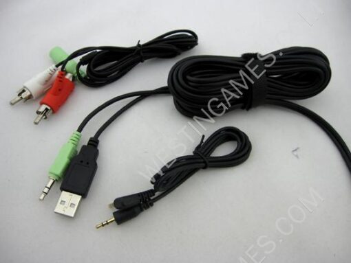 4 in 1 Universal Gaming Headset w/ Microphone for PS3/PS4/XBOX 360/PC - Black - Image 6