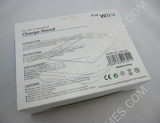 Charging Stand for WII U GamePad - Black - Image 6
