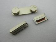 3 in 1 Original Power Button + Mute Switch + Volume Rocker Set for iPhone 5S - Gold