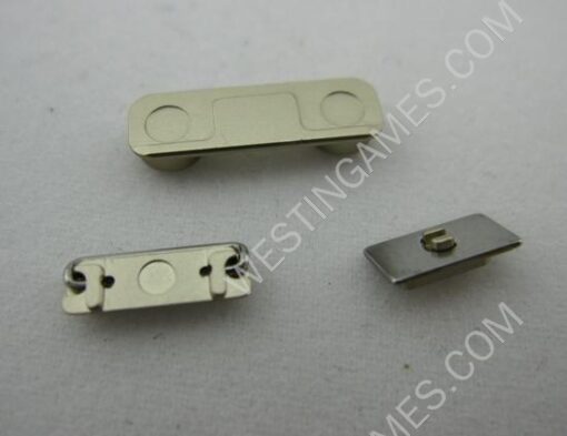 3 in 1 Original Power Button + Mute Switch + Volume Rocker Set for iPhone 5S - Gold - Image 2
