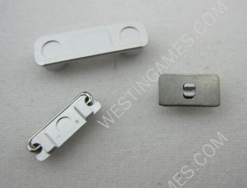 3 in 1 Original Power Button + Mute Switch + Volume Rocker Set for iPhone 5S - Silver - Image 2