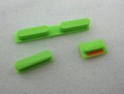 3 in 1 Replacement Power Button + Vibrate Switch + Volume Rocker Set for iPhone 5C - Green