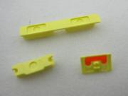 3 in 1 Replacement Power Button + Vibrate Switch + Volume Rocker Set for iPhone 5C - Yellow 02