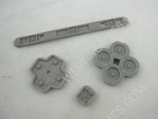 Original Button Rubber Conductor Set For 3DS XL / 3DS LL (4 Pieces) - Image 2