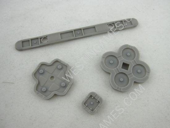 Original Button Rubber Conductor Set For 3DS XL / 3DS LL (4 Pieces) - Image 2