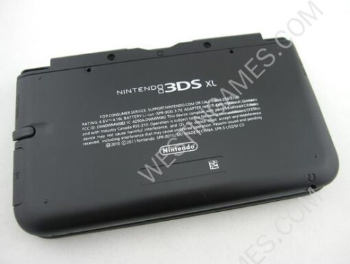 Replacement Complete Housing Shell Case for Nintendo 3DS XL/LL - Black - Image 2