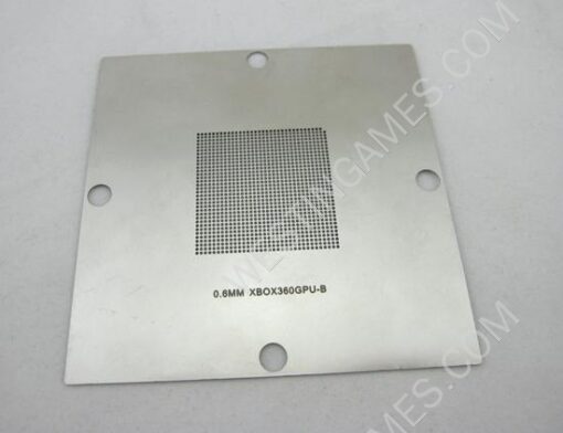 XBOX 360 Slim XCGPU X818337 0.6mm BGA Rework Reballing Stencil Templates 90x90