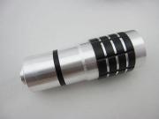 10/12X Zoom Metal Telescope Camera Lens Kit Magnifier + Tripod Stand + Case for iPhone 5 5G 04