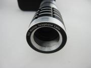 10/12X Zoom Metal Telescope Camera Lens Kit Magnifier + Tripod Stand + Case for iPhone 5 5G 05