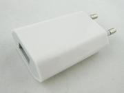 New A1400 1A USB Power Charger AC Adapter Adaptor for iPhone 5G/5S/4G/4S EU Plug - White (OEM A+) 02