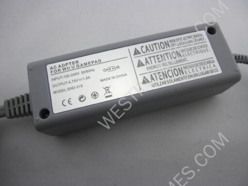 UK Plug Power Charging AC Adapter for WII U Gamepad Controller - Image 3