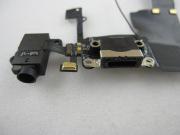 Dock Charging Connector Port with Headphone Jack Flex Cable for iPhone 5C - Black (Pulled) 03