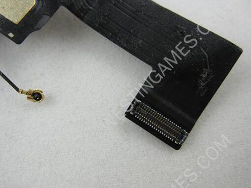 Dock Charging Connector Port with Headphone Jack Flex Cable for iPhone 5C - Black (Pulled) - Image 4