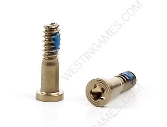 Replacement Bottom Dock Connector Screws Set 5-Star for iPhone 5 5S (1Pcs) - Gold - Image 2