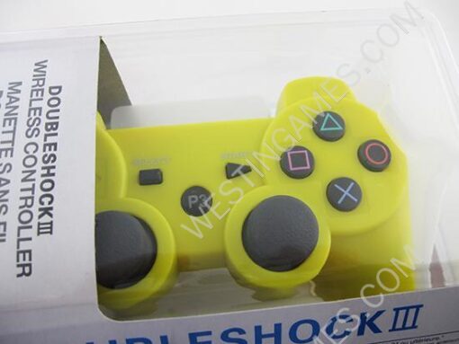 Dual Shock DualShock 3 Wireless Bluetooth SIXAXIS Controller Yellow for All PS3 (NEUTRAL) - Image 2