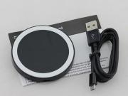 Qi Q5 Universal Wireless Charging Pad Wireless USB Charger Stand Samsung iPhone HTC - Black 02