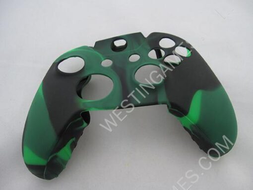 Protective Silicone Skin/Case for XBOX ONE Controller Camouflage - Green/Black (Nude Packs)