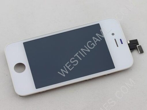 Original LCD Screen And Touch Screen Digitizer Glass Assembly for Apple iPhone 4S - White (A Grade) - Image 2