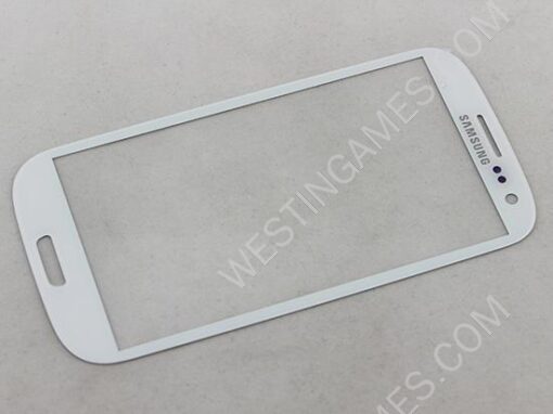 Outer LCD Screen Lens Top Touch Glass Replace for Samsung Galaxy S3 S III i9300 - White (OEM A+)