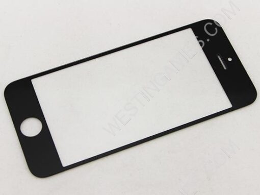 OEM Replacement Front Screen Glass Lens for iPhone 5/5C/5S - Black - Image 2