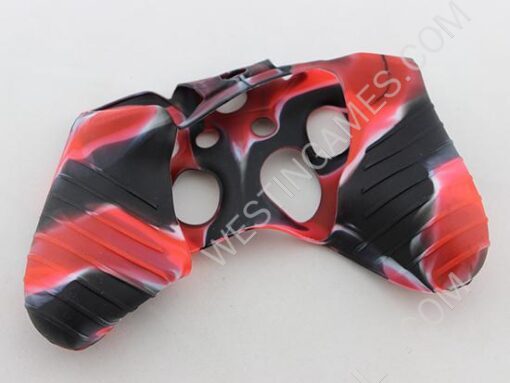 Protective Silicone Skin/Case for XBOX ONE Controller Camouflage - Red/Black (Nude Packs) - Image 2