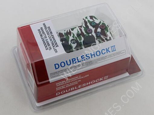 Bluetooth Wireless Controller New Blister Packing for PS3 - Four-color Camouflage #2 (NEUTRAL)