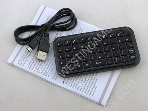 Mini Bluetooth Keyboard for Ipad/Iphone 4/PS3/Android/Windows Mobile/Symbian S60 OS Black/White - Image 2