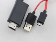 2M Micro USB to HDMI Smartphone HDTV MHL Adapter Cable for Samsung Galaxy S II / Note,HTC,Lenovo,LG 03