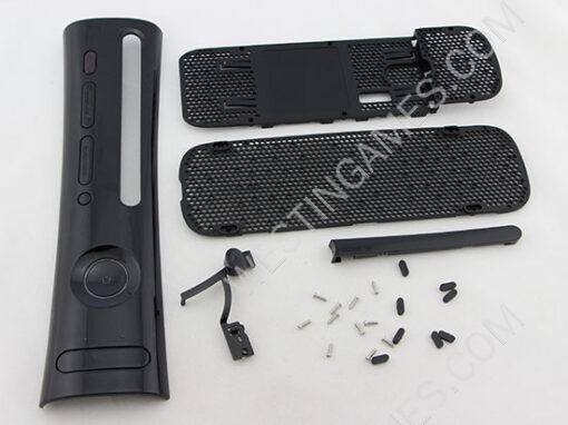 Xbox360 Full Console Housing Shell Case With HDMI Port - Matt Black - Image 5
