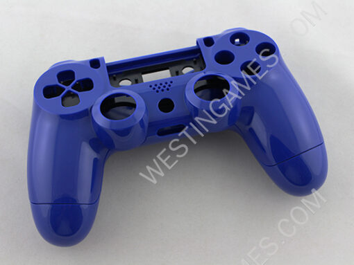 Replacement Complete Housing Shell Case for PS4 Dualshock 4 Controller - Glossy Blue - Image 3