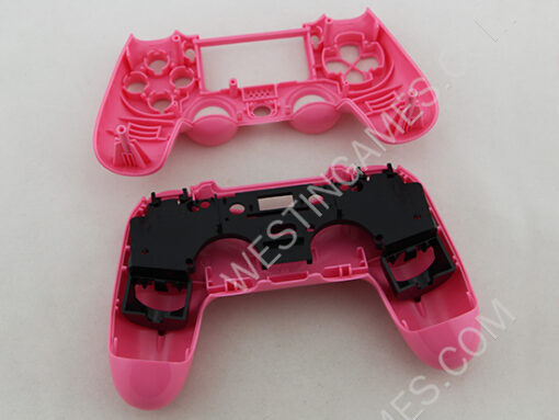 Replacement Complete Housing Shell Case for PS4 Dualshock 4 Controller - Glossy Pink - Image 5